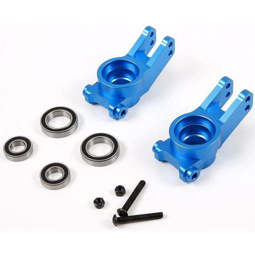Rovan LT Rear Hubs CNC Complete with Bearings Blue